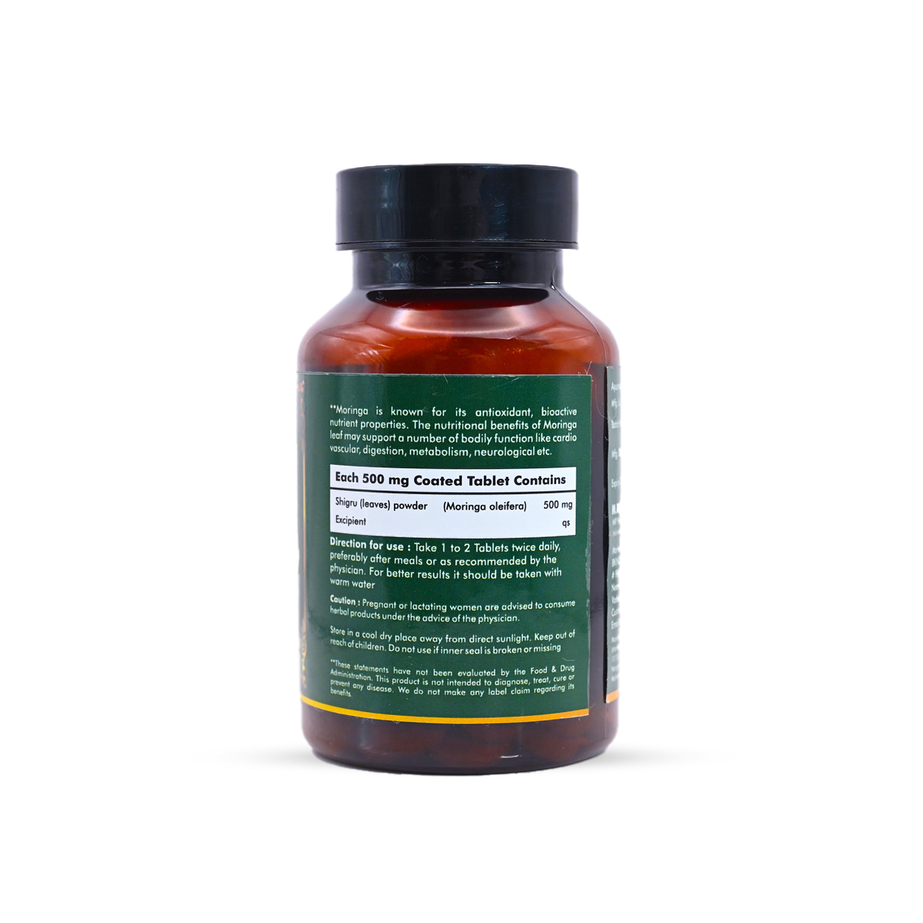 Bkind Vitals Moringa Tablets – Natural Multivitamin from Moringa Oleifera (60 Tablets)